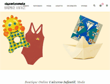 Tablet Screenshot of chicadecanela.com